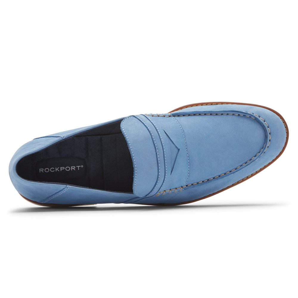 Rockport Loafers Herre Blå - Style Purpose 3 Penny - QYOV29864